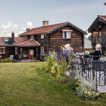 Kafé Bagarstugan på Klockargården i Tällberg. 