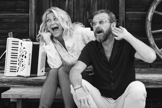 Klang i Kristallen med Tina Ahlin och Bengan Janson. 