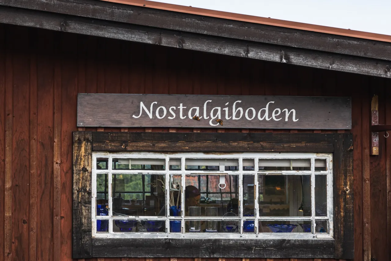 Hantverksbod på Hantverksgården.